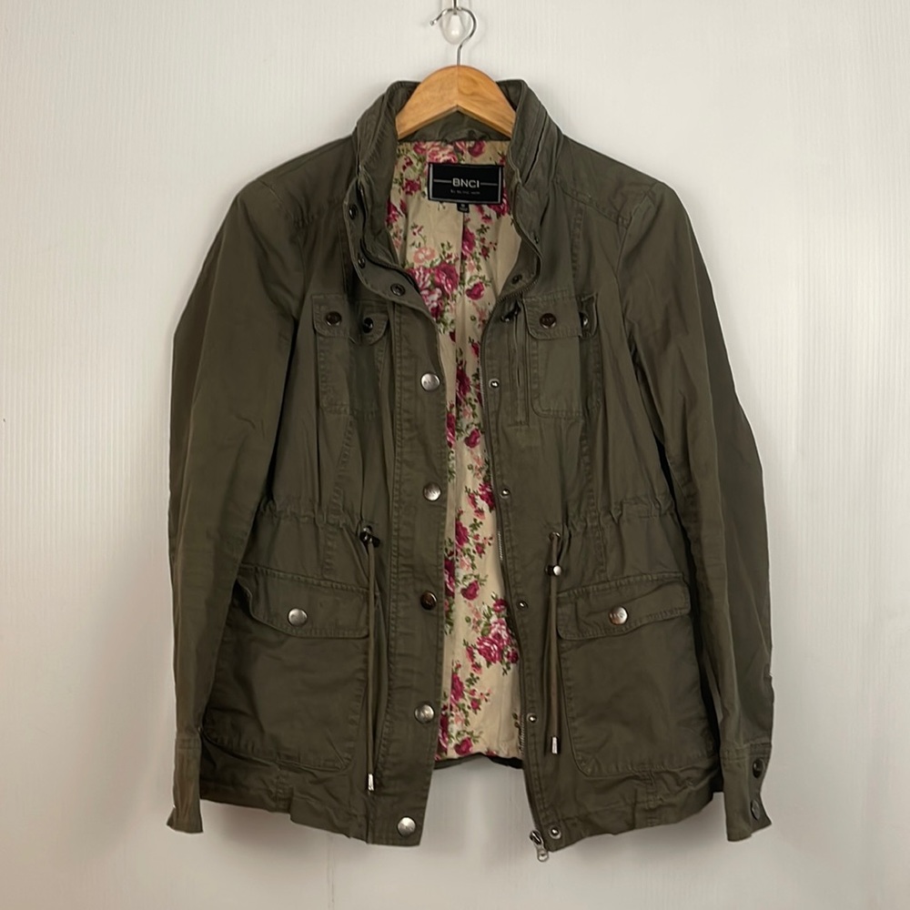 BNCI by blanc noir Green Utility Jacket